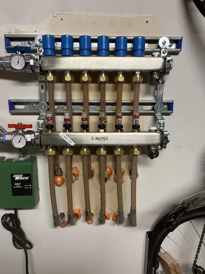 Plumber performing Leak Detection at a residential property in Cypress